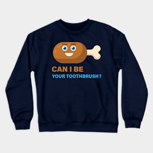 The Adorable Baked Chicken Leg for food lover Crewneck Sweatshirt